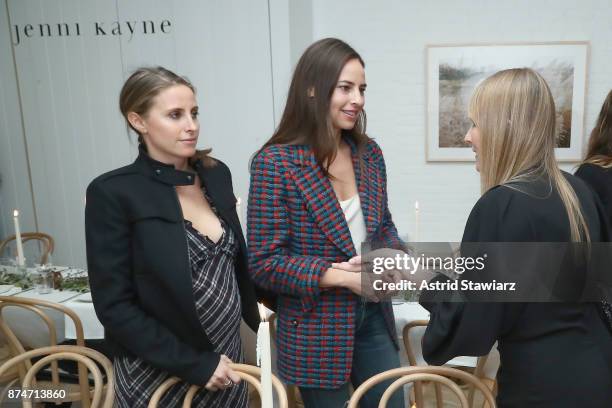 Alexi Ashe, Ariel Ashe and Amy Astley attend Dinner to Celebrate Jenni Kaynes Tribeca Boutique with Amy Astley and Meredith Melling at 20 Harrison...