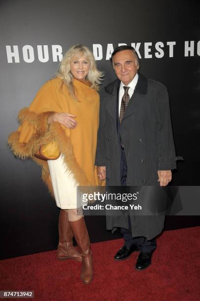 Alyse Best Muldoon and Tony Lo Bianco attend "Darkest Hour" New York premiere at Paris Theatre on November 15, 2017 in New York City.