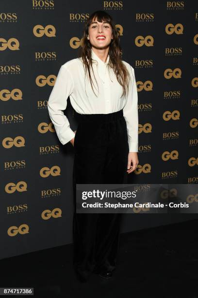 Awarded as 'Female Singer' of the year, Juliette Armanet attends the GQ Men Of The Year Awards 2017, at Le Trianon on November 15, 2017 in Paris,...