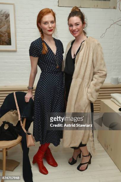 Jessica Joffe and Jessica Sailer attend Dinner to Celebrate Jenni Kaynes Tribeca Boutique with Amy Astley and Meredith Melling at 20 Harrison Street...