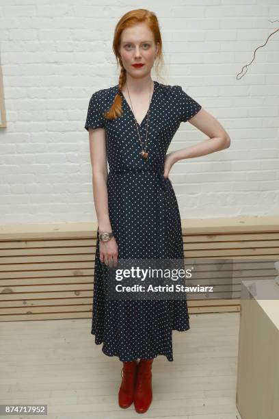 Jessica Joffe attends Dinner to Celebrate Jenni Kaynes Tribeca Boutique with Amy Astley and Meredith Melling at 20 Harrison Street on November 15,...