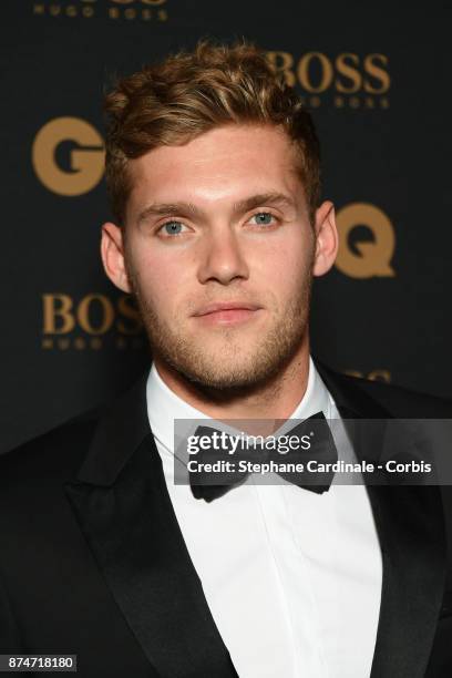 Awarded as Champion of the year, Kevin Mayer attends the GQ Men Of The Year Awards 2017, at Le Trianon on November 15, 2017 in Paris, France.