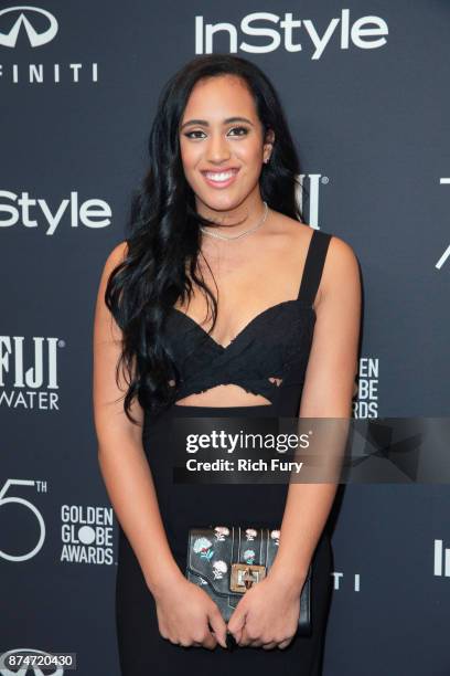 Simora Johnson Simone Garcia Johnson attends the Hollywood Foreign Press Association ...