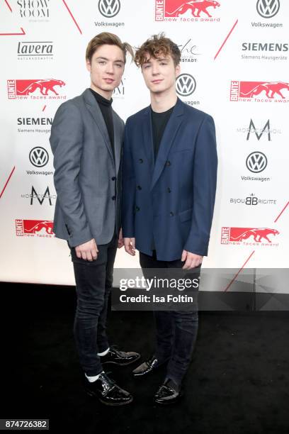 Heiko Lochmann and Roman Lochmann alias 'Die Lochis' during the New Faces Award Style 2017 at The Grand on November 15, 2017 in Berlin, Germany.