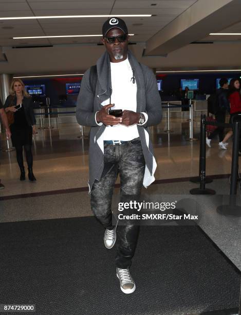 Actor Djimon Hounsou is seen on November 15, 2017 in Los Angeles, California.