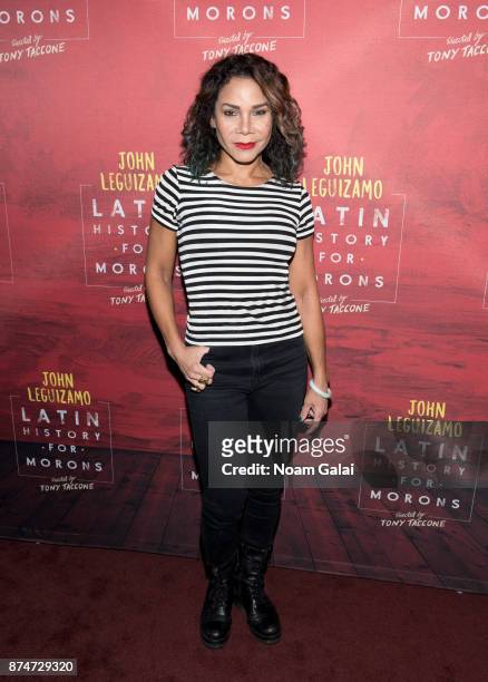 Daphne Rubin-Vega attends the "Latin History For Morons" Broadway opening night at Studio 54 on November 15, 2017 in New York City.
