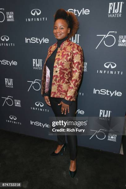 Dee Rees attends the Hollywood Foreign Press Association and InStyle celebrate the 75th Anniversary of The Golden Globe Awards at Catch LA on...