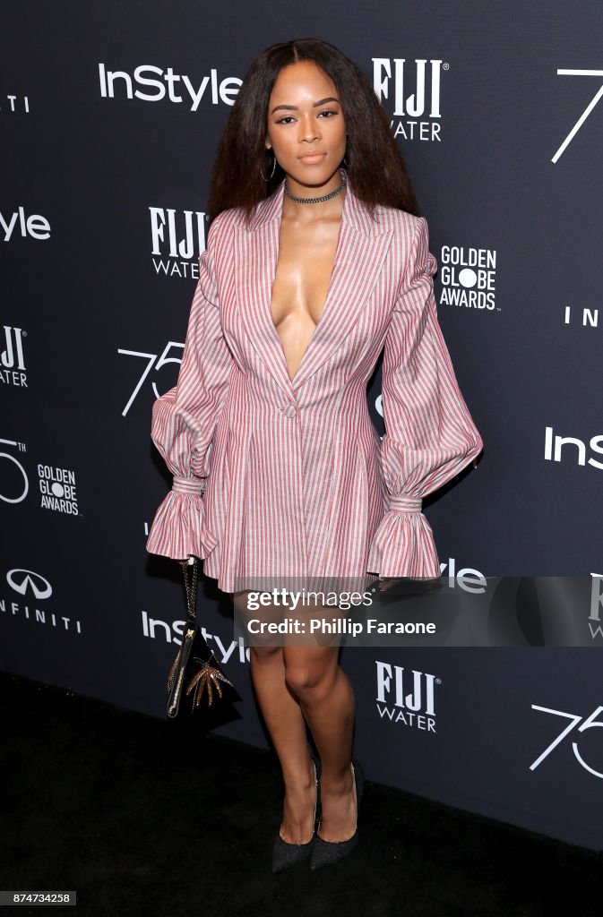 FIJI Water at the Hollywood Foreign Press Association and InStyle's Celebration of the 2018 Golden Globe Awards Season and Unveiling of the Golden Globe Ambassador