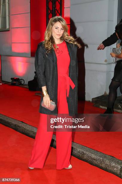 Luise Baehr arrives at the New Faces Award Style 2017 on November 15, 2017 in Berlin, Germany.