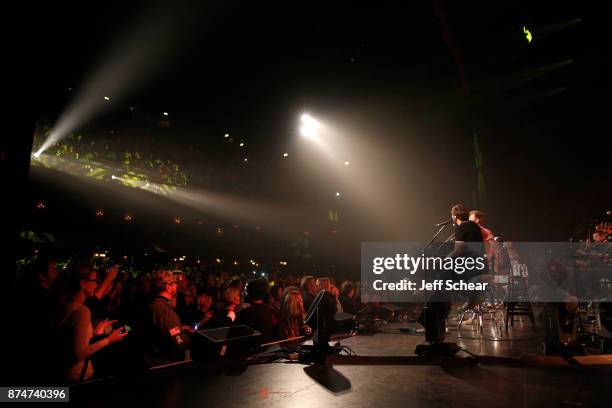 Sam Hunt, Darius Rucker and Lady Antebellum perform onstage during CBS RADIO's Third Annual 'Stars and Strings' Concert to honor our nation's...