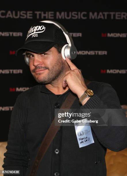 Marco de la O attends the gift lounge during the 18th annual Latin Grammy Awards at MGM Grand Garden Arena on November 15, 2017 in Las Vegas, Nevada.