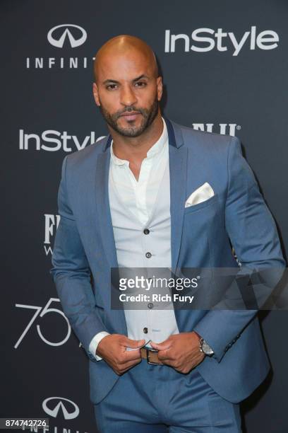 Ricky Whittle attends the Hollywood Foreign Press Association and InStyle celebrate the 75th Anniversary of The Golden Globe Awards at Catch LA on...