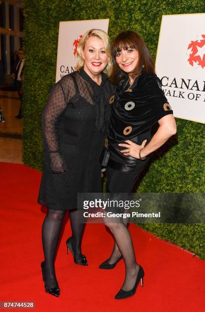 Jann Arden and Jeanne Beker attend 2017 Canada's Walk of Fame at The Liberty Grand on November 15, 2017 in Toronto, Canada.
