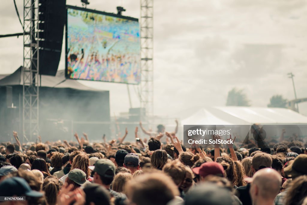 Festival de música de multitud