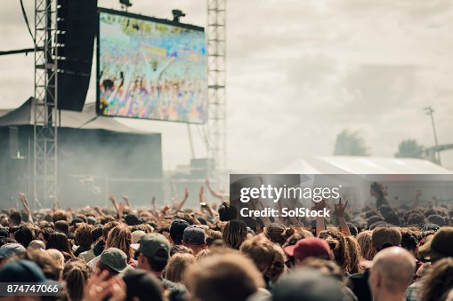 Music Festival publiken Music Festival publiken