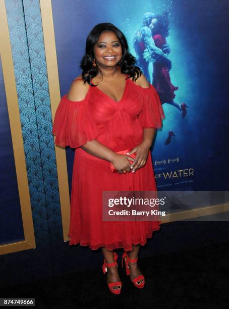 Actress Octavia Spencer attends the premiere of Fox Searchlight Pictures' 'The Shape Of Water' at the Academy Of Motion Picture Arts And Sciences on...