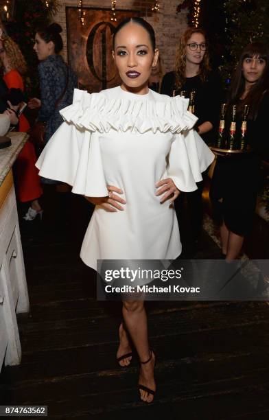 Dawn-Lyen Gardner at Moet Celebrates The 75th Anniversary of The Golden Globes Award Season at Catch LA on November 15, 2017 in West Hollywood,...