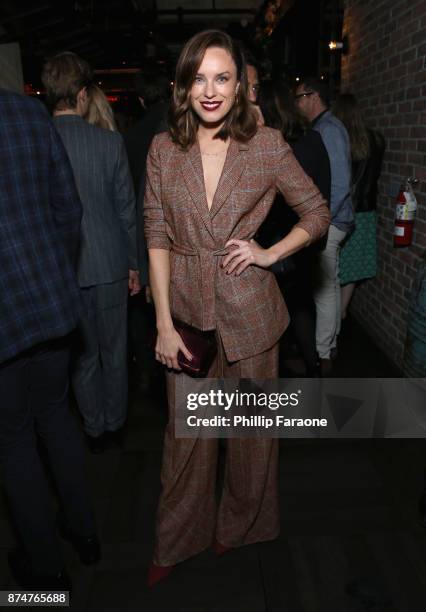 Jessica McNamee attends the HFPAs and InStyle's Celebration of the 2018 Golden Globe Awards Season and the Unveiling of the Golden Globe Ambassador...