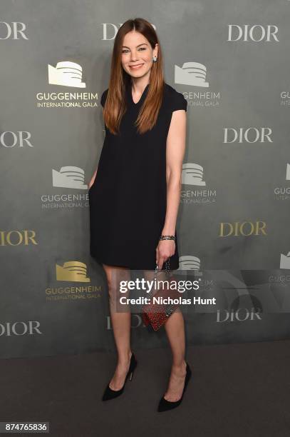 Michelle Monaghan attends the 2017 Guggenheim International Gala Pre-Party made possible by Dior on November 15, 2017 in New York City.