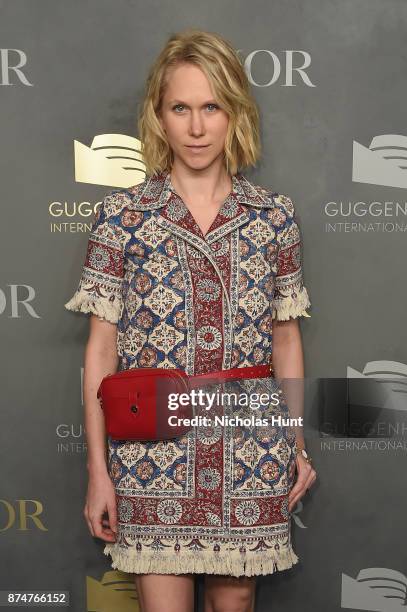 Indre Rockefeller attends the 2017 Guggenheim International Gala Pre-Party made possible by Dior on November 15, 2017 in New York City.