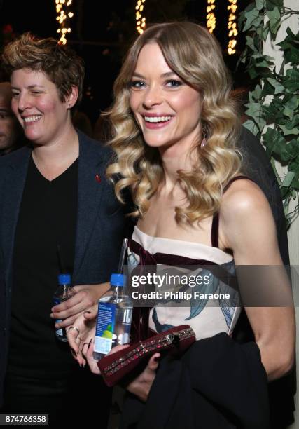 Sally Kohn and Jaime King attend the HFPAs and InStyle's Celebration of the 2018 Golden Globe Awards Season and the Unveiling of the Golden Globe...