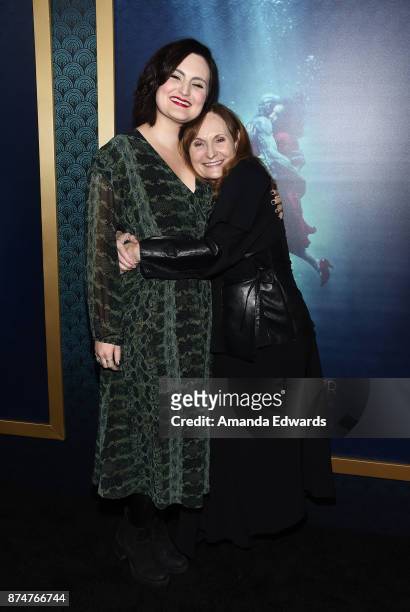 Actresses Mary Chieffo and Beth Grant arrive at the premiere of Fox Searchlight Pictures' "The Shape Of Water" at the Academy Of Motion Picture Arts...