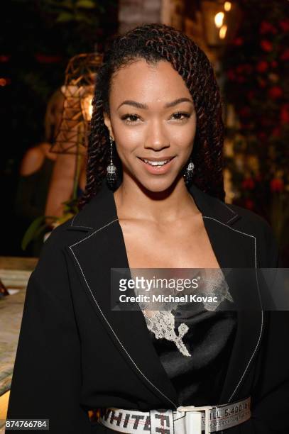 Sonequa Martin-Green at Moet Celebrates The 75th Anniversary of The Golden Globes Award Season at Catch LA on November 15, 2017 in West Hollywood,...