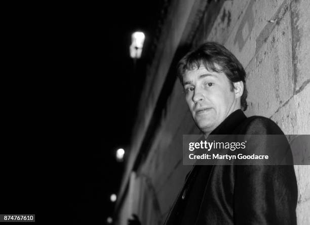 Portrait of Irish comedian Ardal O'Hanlon, London, 1997.