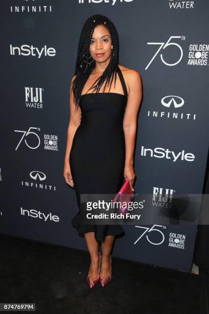 Susan Kelechi Watson attends the Hollywood Foreign Press Association and InStyle celebrate the 75th Anniversary of The Golden Globe Awards at Catch...