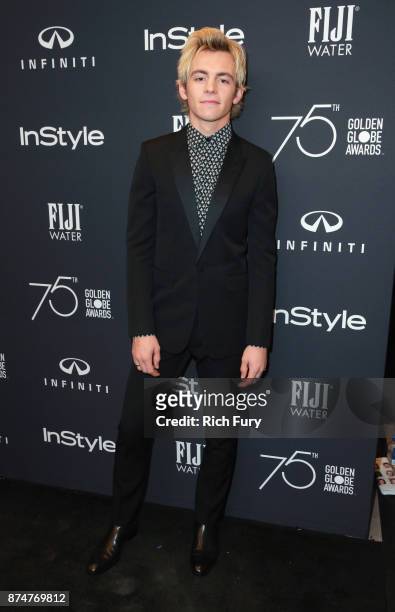 Ross Lynch attends the Hollywood Foreign Press Association and InStyle celebrate the 75th Anniversary of The Golden Globe Awards at Catch LA on...