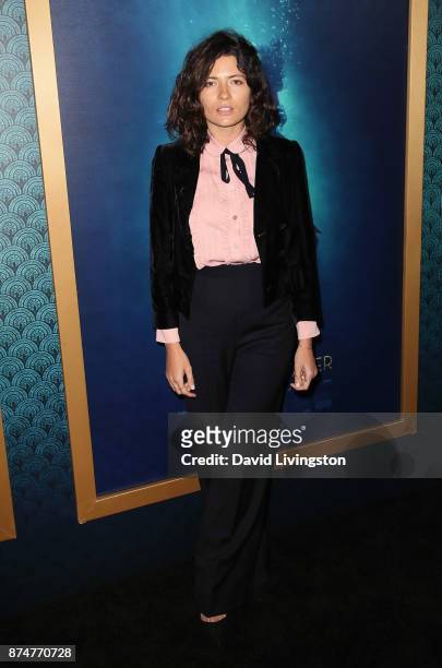 Actress Karina Deyko attends the premiere of Fox Searchlight Pictures' "The Shape of Water" at the Academy of Motion Picture Arts and Sciences on...