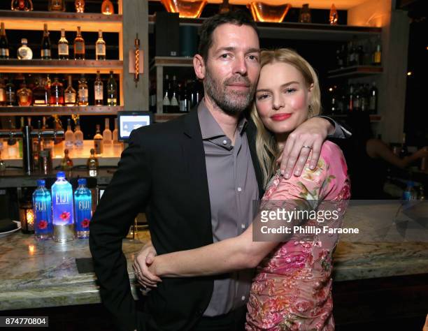 Michael Polish and Kate Bosworth attend the HFPAs and InStyle's Celebration of the 2018 Golden Globe Awards Season and the Unveiling of the Golden...