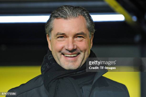 Michael Zorc of Dortmund during the UEFA Champions League Group H soccer match between Borussia Dortmund and APOEL Nicosia at Signal-Iduna Park in...