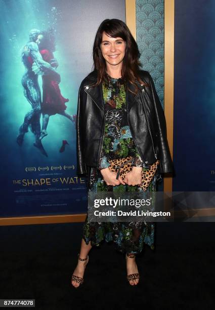 Actress Katie Aselton attends the premiere of Fox Searchlight Pictures' "The Shape of Water" at the Academy of Motion Picture Arts and Sciences on...