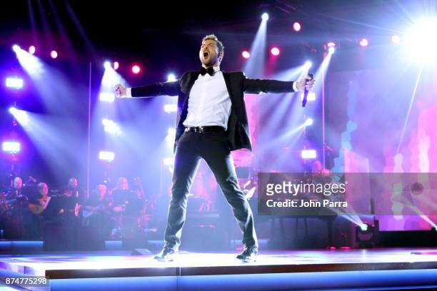 David Bisbal performs onstage during the 2017 Person of the Year Gala honoring Alejandro Sanz at the Mandalay Bay Convention Center on November 15,...