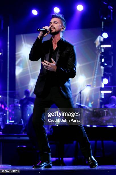 Juanes performs onstage during the 2017 Person of the Year Gala honoring Alejandro Sanz at the Mandalay Bay Convention Center on November 15, 2017 in...