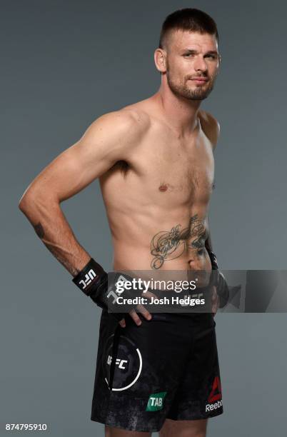 Tim Means poses for a portrait during a UFC photo session on November 16, 2017 in Sydney, Australia.