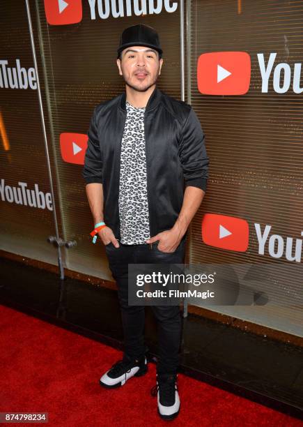 Gilbert Saldivar at YouTube Musica sin fronteras A Celebration of Latin Music at Jewel Nightclub at the Aria Resort & Casino on November 15, 2017 in...