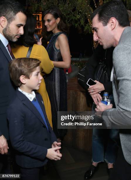 Jacob Tremblay attends the HFPAs and InStyle's Celebration of the 2018 Golden Globe Awards Season and the Unveiling of the Golden Globe Ambassador...