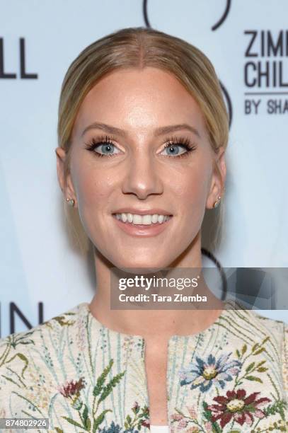 Actress/dancer/singer Heather Morris attends the Zimmer Children's Museum's 17th Annual Discovery Award Dinner at Skirball Cultural Center on...