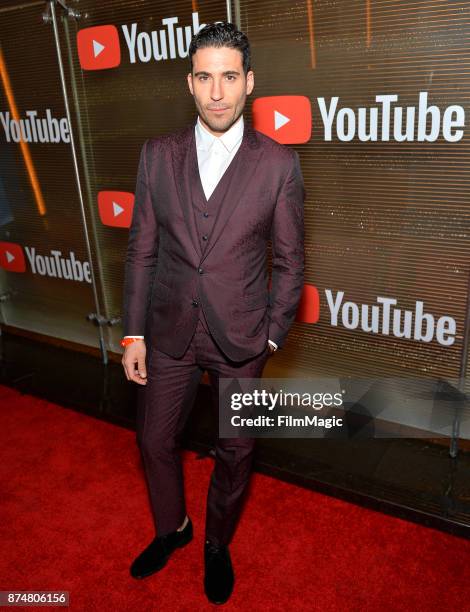 Miguel Angel Silvestre at YouTube Musica sin fronteras A Celebration of Latin Music at Jewel Nightclub at the Aria Resort & Casino on November 15,...