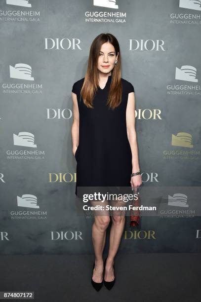 Michelle Monaghan attends the 2017 Guggenheim International Gala Pre-Party made possible by Dior on November 15, 2017 in New York City.