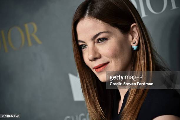 Michelle Monaghan attends the 2017 Guggenheim International Gala Pre-Party made possible by Dior on November 15, 2017 in New York City.