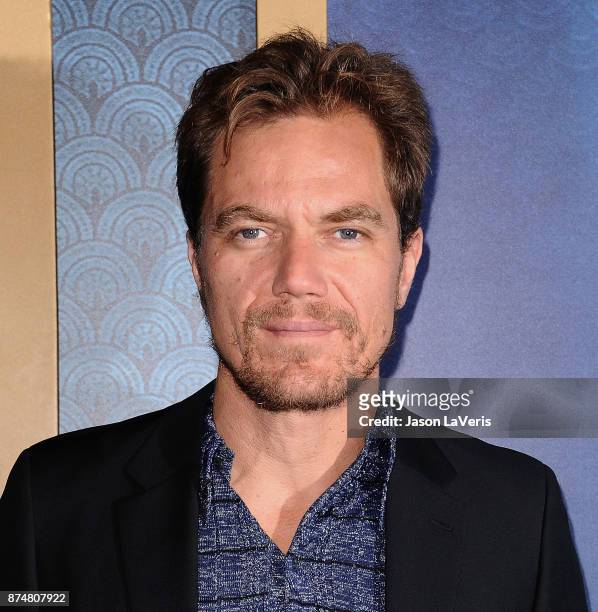 Actor Michael Shannon attends the premiere of "The Shape of Water" at the Academy of Motion Picture Arts and Sciences on November 15, 2017 in Los...