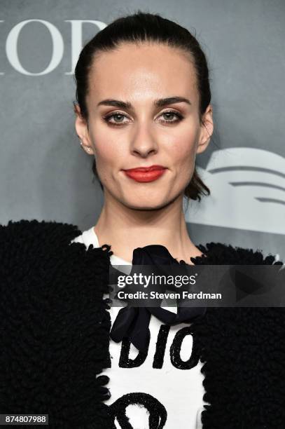 Sophie Auster attends the 2017 Guggenheim International Gala Pre-Party made possible by Dior on November 15, 2017 in New York City.