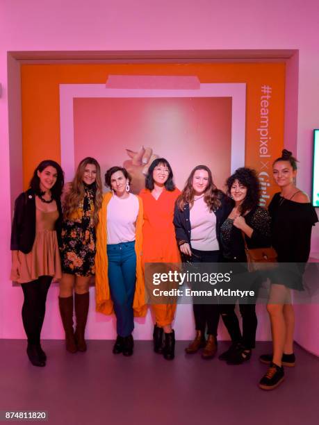 Guests attend the #TEAMPIXEL x GIRLGAZE launch event hosted by Google and & Amanda De Cadenet on November 15, 2017 in Los Angeles, California.