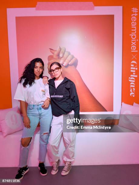 Guests attend the #TEAMPIXEL x GIRLGAZE launch event hosted by Google and & Amanda De Cadenet on November 15, 2017 in Los Angeles, California.