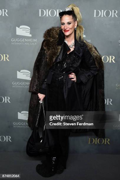 Guest attends the 2017 Guggenheim International Gala Pre-Party made possible by Dior on November 15, 2017 in New York City.