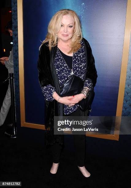 Actress Cathy Moriarty attends the premiere of "The Shape of Water" at the Academy of Motion Picture Arts and Sciences on November 15, 2017 in Los...