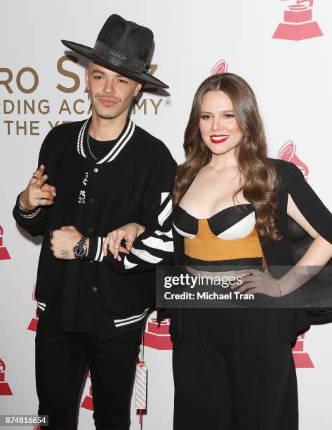 Jesse Huerta and Joy Huerta of Jesse & Joy arrive to The Latin Recording Academy's 2017 Person of The Year Gala held at the Mandalay Bay Convention...